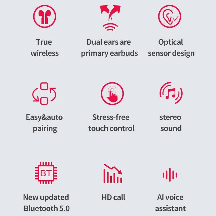 V562-B8231D6PI-202505261812-08 Wireless Bluetooth 5.0 Earphones - J1 Pro - Black - Image 9