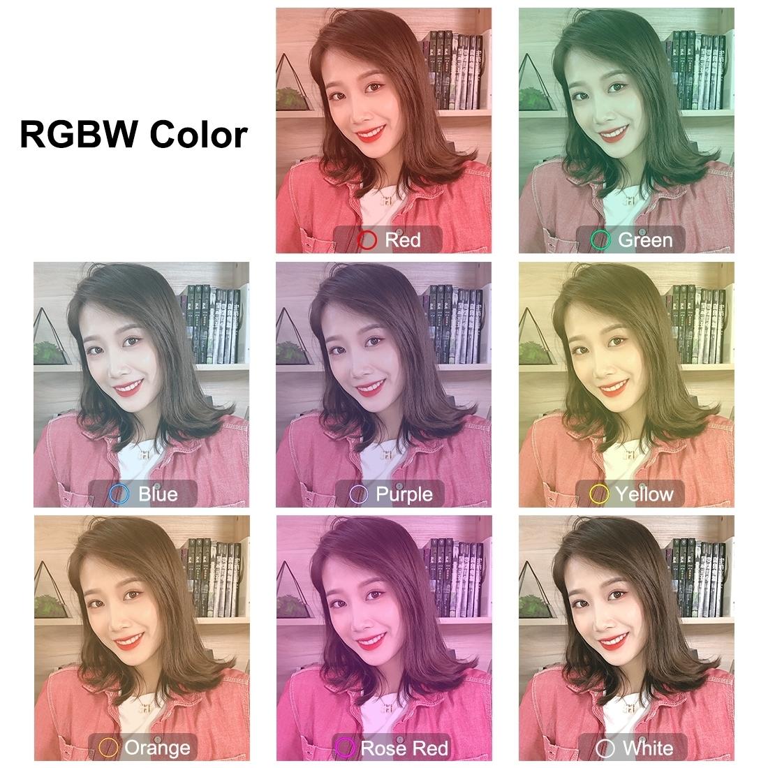 V562-B8403TKP-202502212115-06 6.2 Usb Led Ring Light with 10 Modes & Desktop Tripod Mount - Black - Image 7