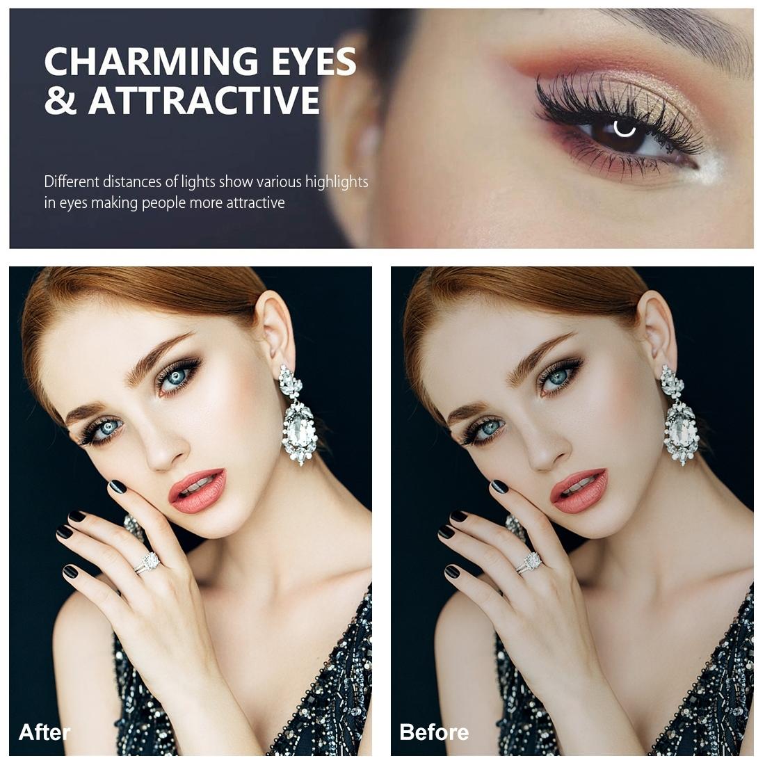 V562-B8403TKP-202502212115-09 6.2 Usb Led Ring Light with 10 Modes & Desktop Tripod Mount - Black - Image 10