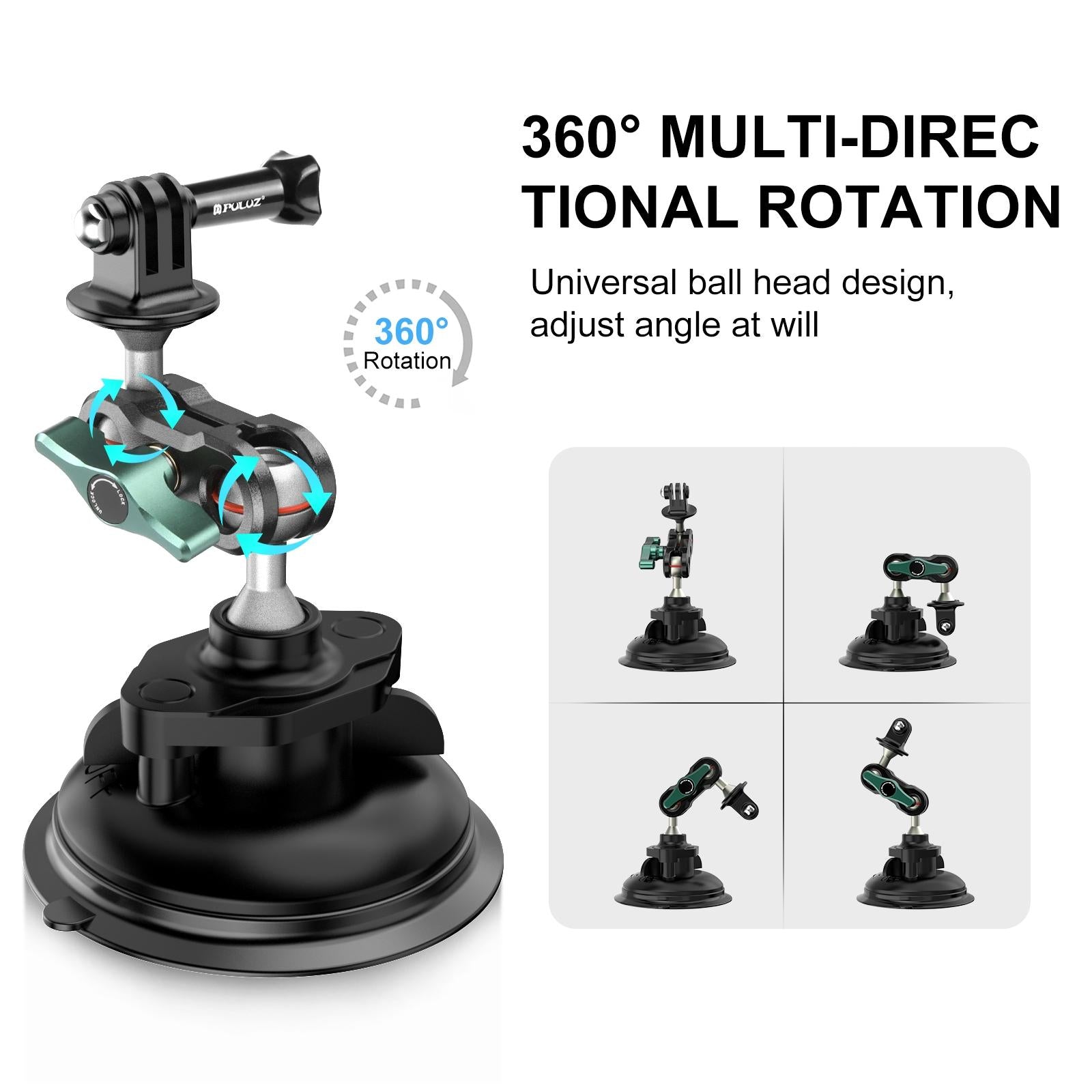 V562-B848UP-221291-04 Aluminum Alloy Magic Arm with Strong Suction Cup - Image 5