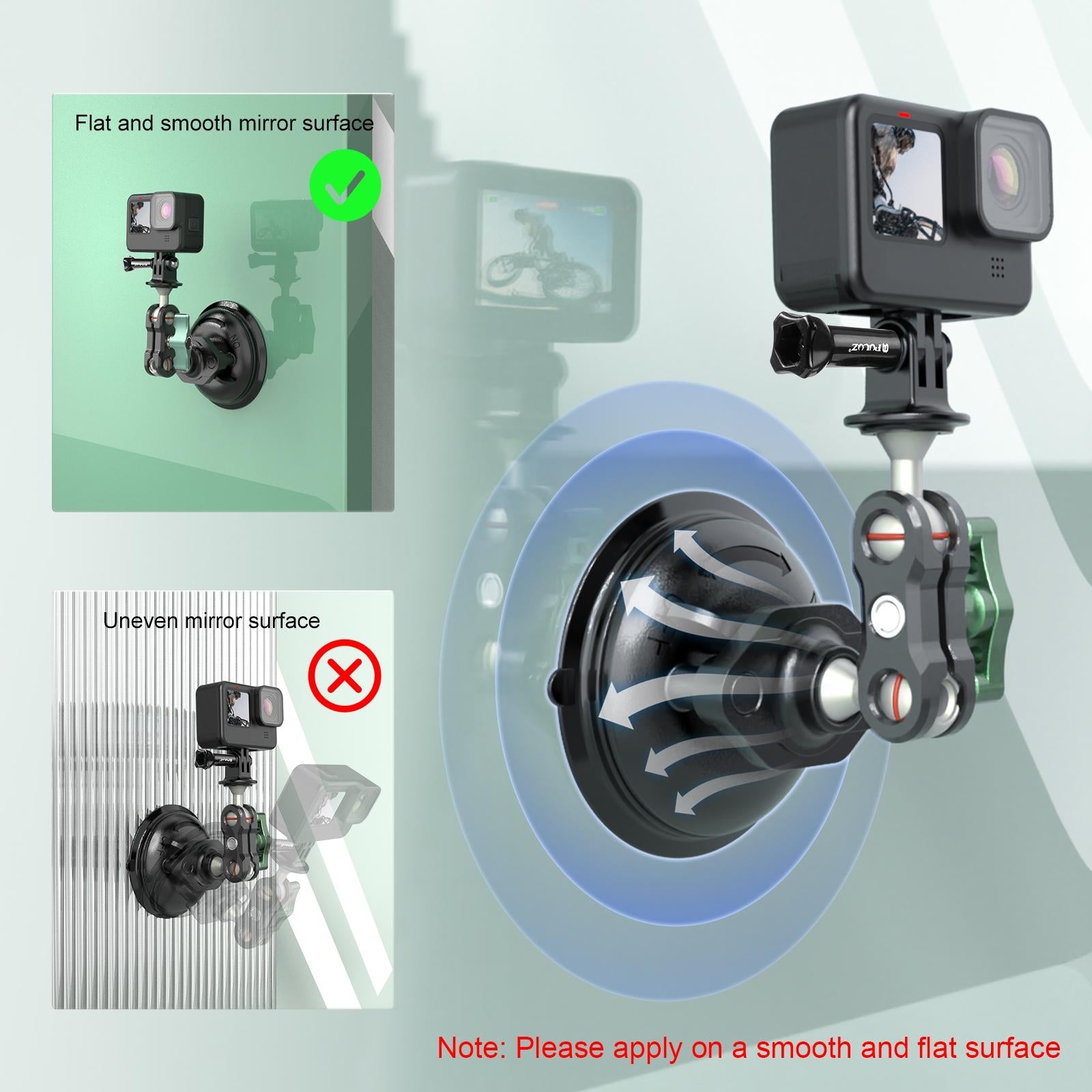 V562-B848UP-221291-05 Aluminum Alloy Magic Arm with Strong Suction Cup - Image 6