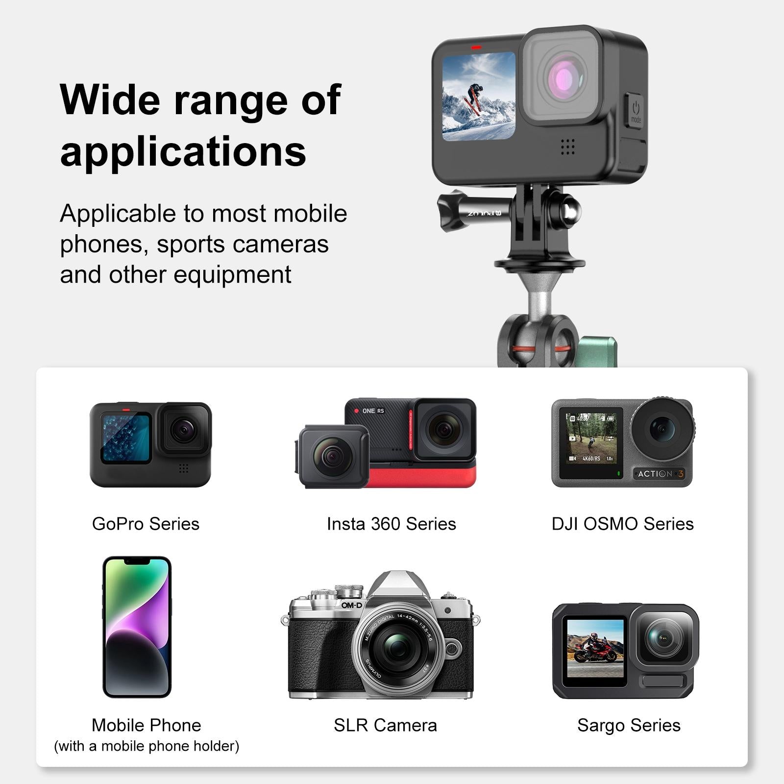 V562-B848UP-221291-07 Aluminum Alloy Magic Arm with Strong Suction Cup - Image 8