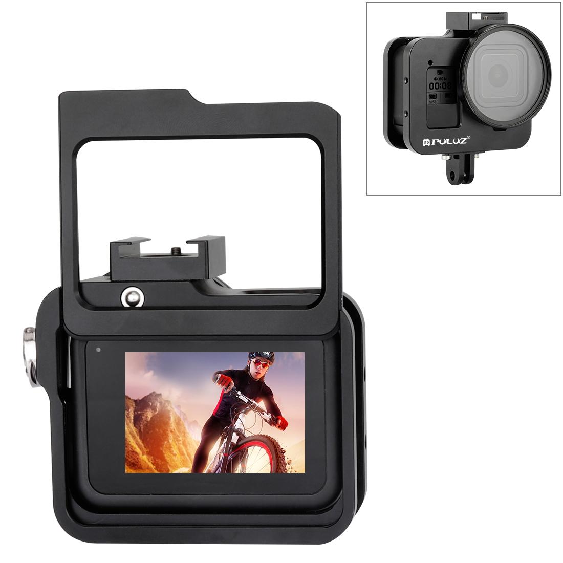 V562-B853UP-202502211920-01 Aluminum Alloy Protective Cage with Insurance Frame and 52mm Uv Lens for Gopro Hero8 - Image 2