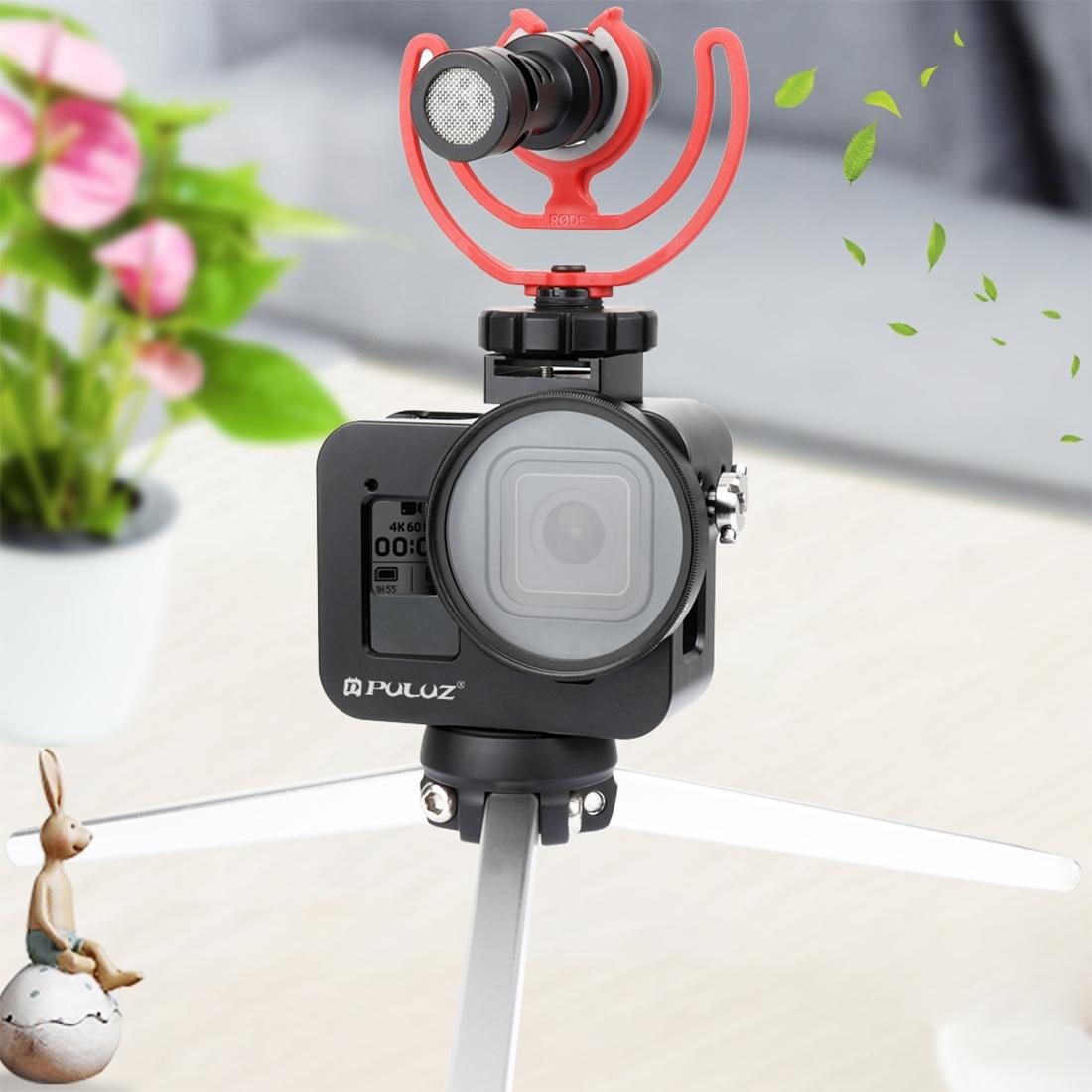 V562-B853UP-202502211920-10 Aluminum Alloy Protective Cage with Insurance Frame and 52mm Uv Lens for Gopro Hero8 - Image 11