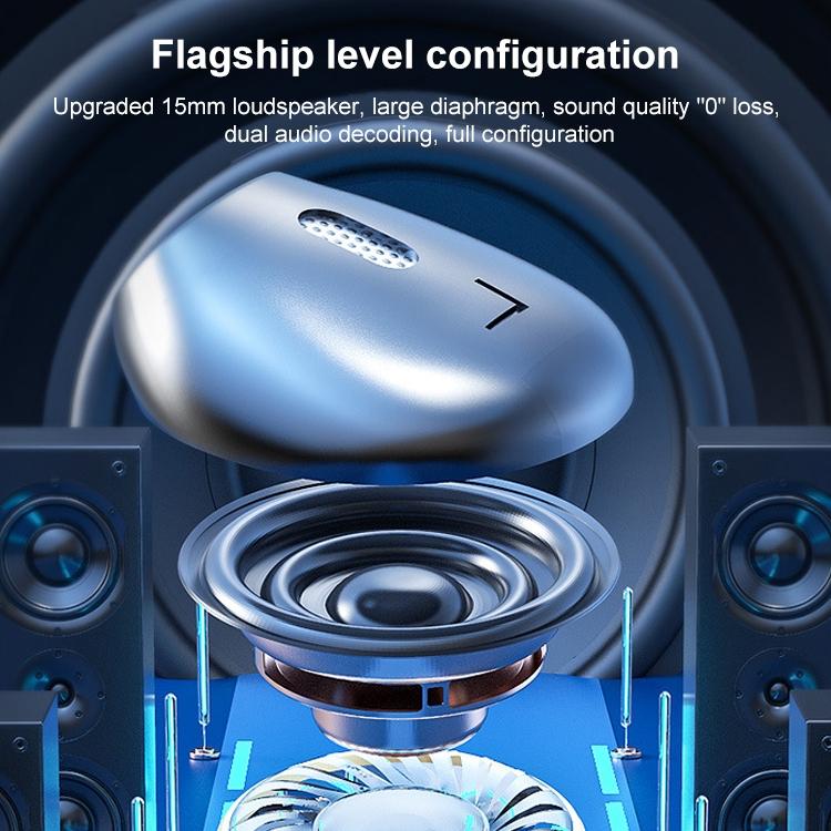 V562-B8601D6PI-202505222106-03 Wireless Bluetooth Earphones with Charging Case - V9 Mirror Noodle - Black - Image 4