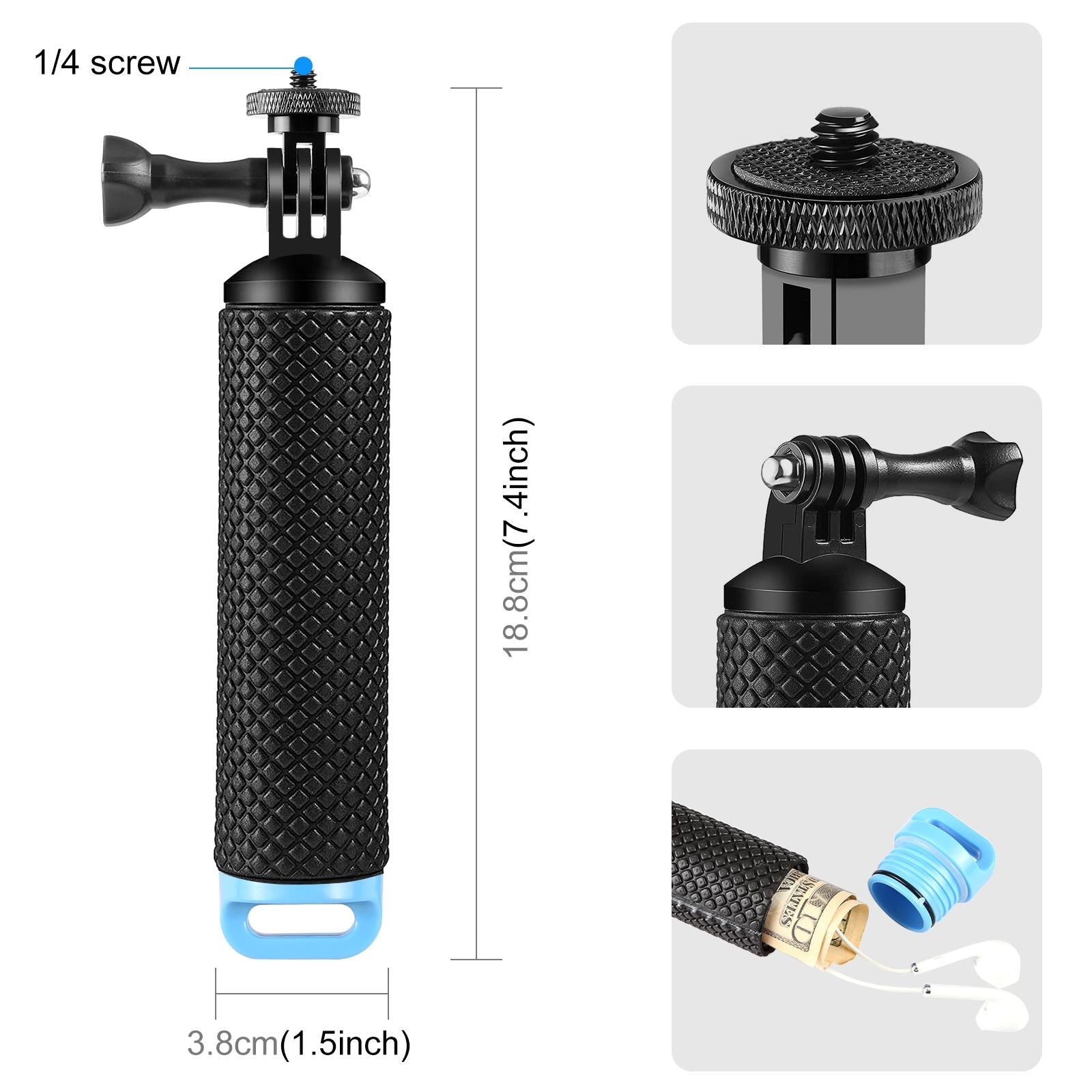 V562-B868UP-202502212255-02 Action Camera Floating Handle Grip - Image 3