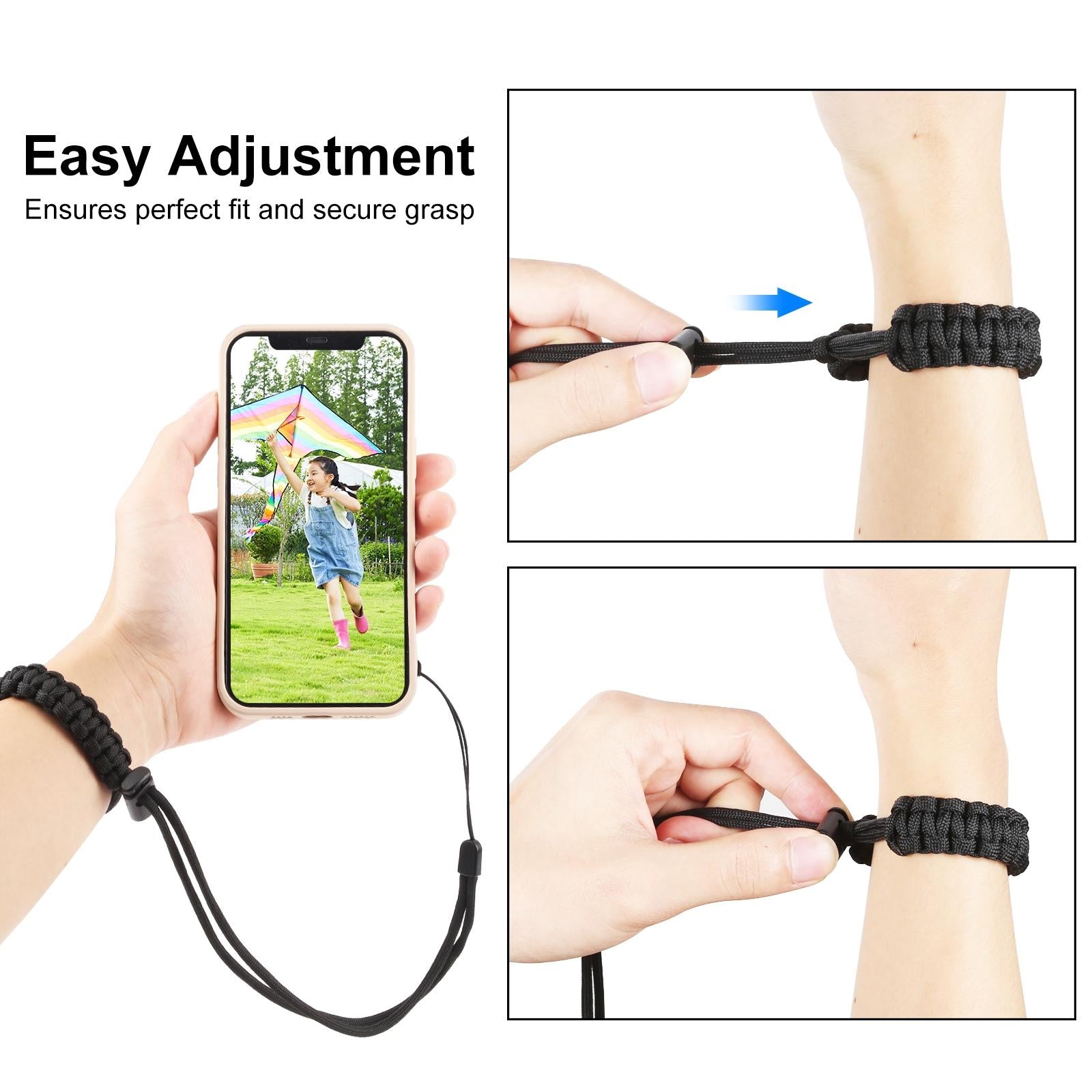 V562-B965UP-202503051212-05 Adjustable Anti-lost Camera Wrist Strap - Braided Sport - Image 6