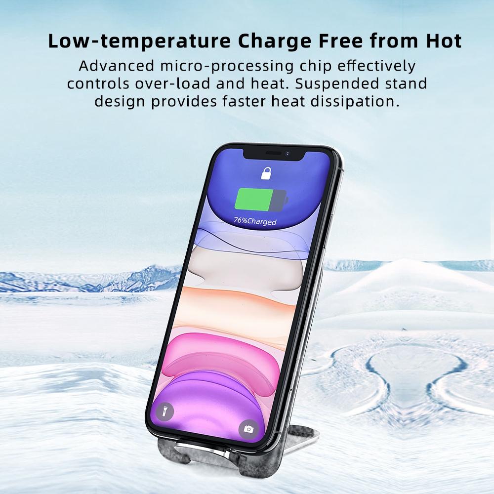 V562-B9816SXPI-202504211945-05 Foldable 15W Wireless Charger For Mobile Phones Black - Image 6