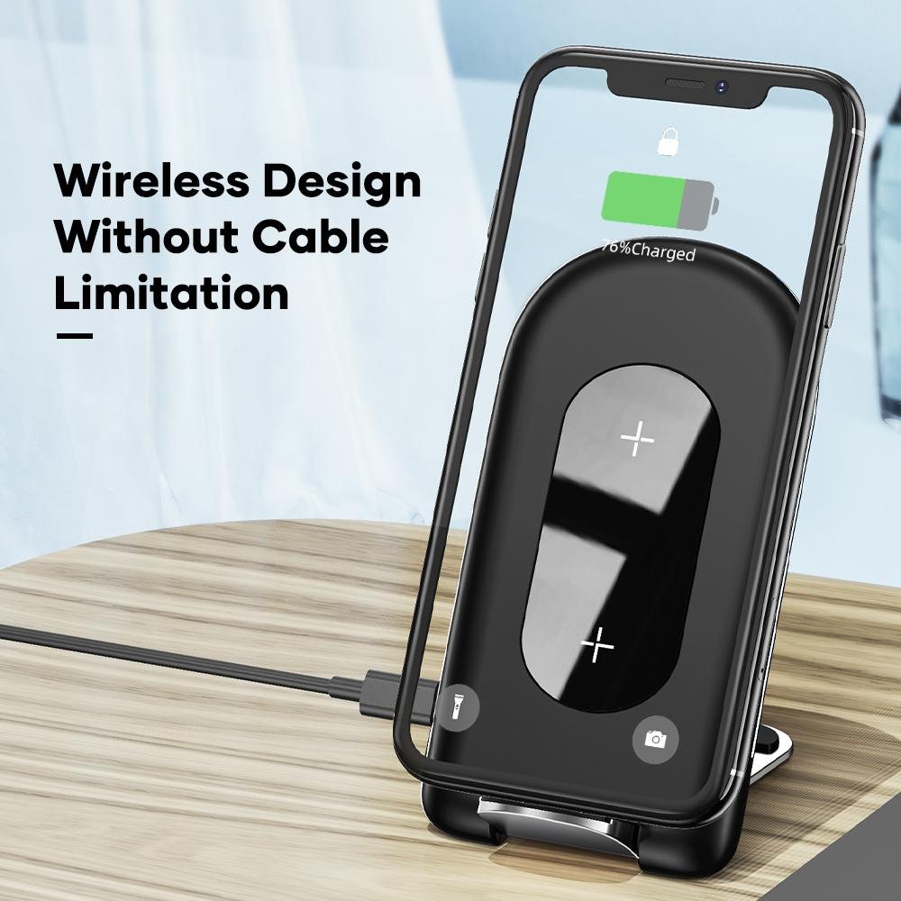 V562-B9816SXPI-202504211945-06 Foldable 15W Wireless Charger For Mobile Phones Black - Image 7