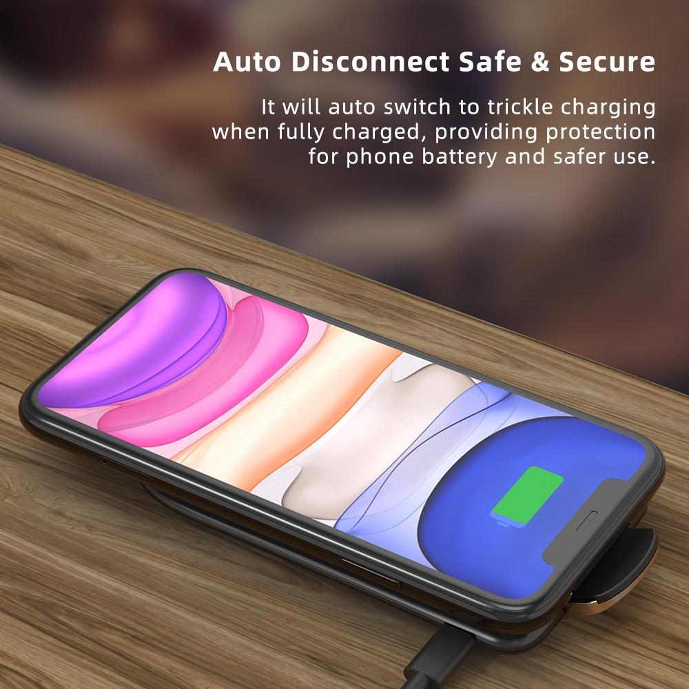 V562-B9816SXPI-202504211945-07 Foldable 15W Wireless Charger For Mobile Phones Black - Image 8