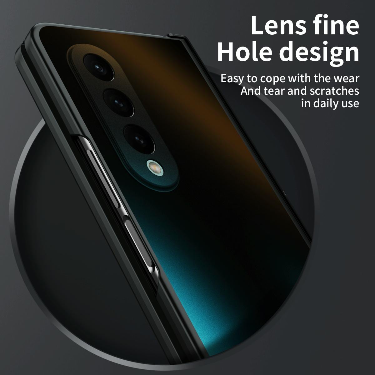 V562-C100224400ADE-202503211430-09 For Samsung Galaxy Z Fold4 5G Foldable Electroplated Case - Silver - Image 10