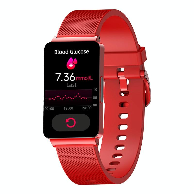 V562-C100871200AYS-202504252140-00 Smart Health Monitoring Watch With Colour Screen - Red - Image 1