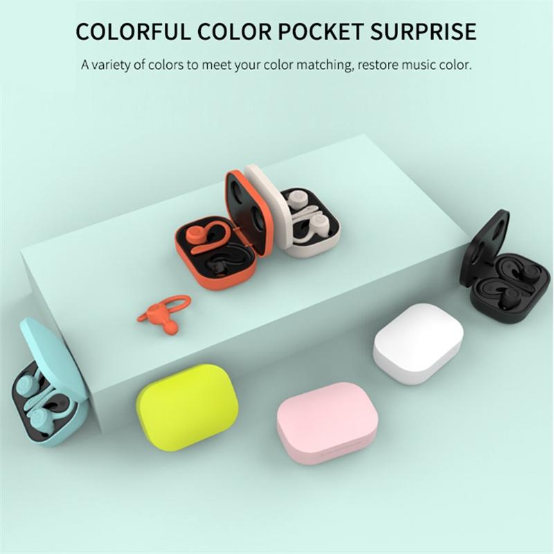V562-C101045100AYS-202505222030-10 Waterproof T20 Tws Bluetooth Earphones with Charging Box and Noise-cancelling Hooks - Orange - Image 11