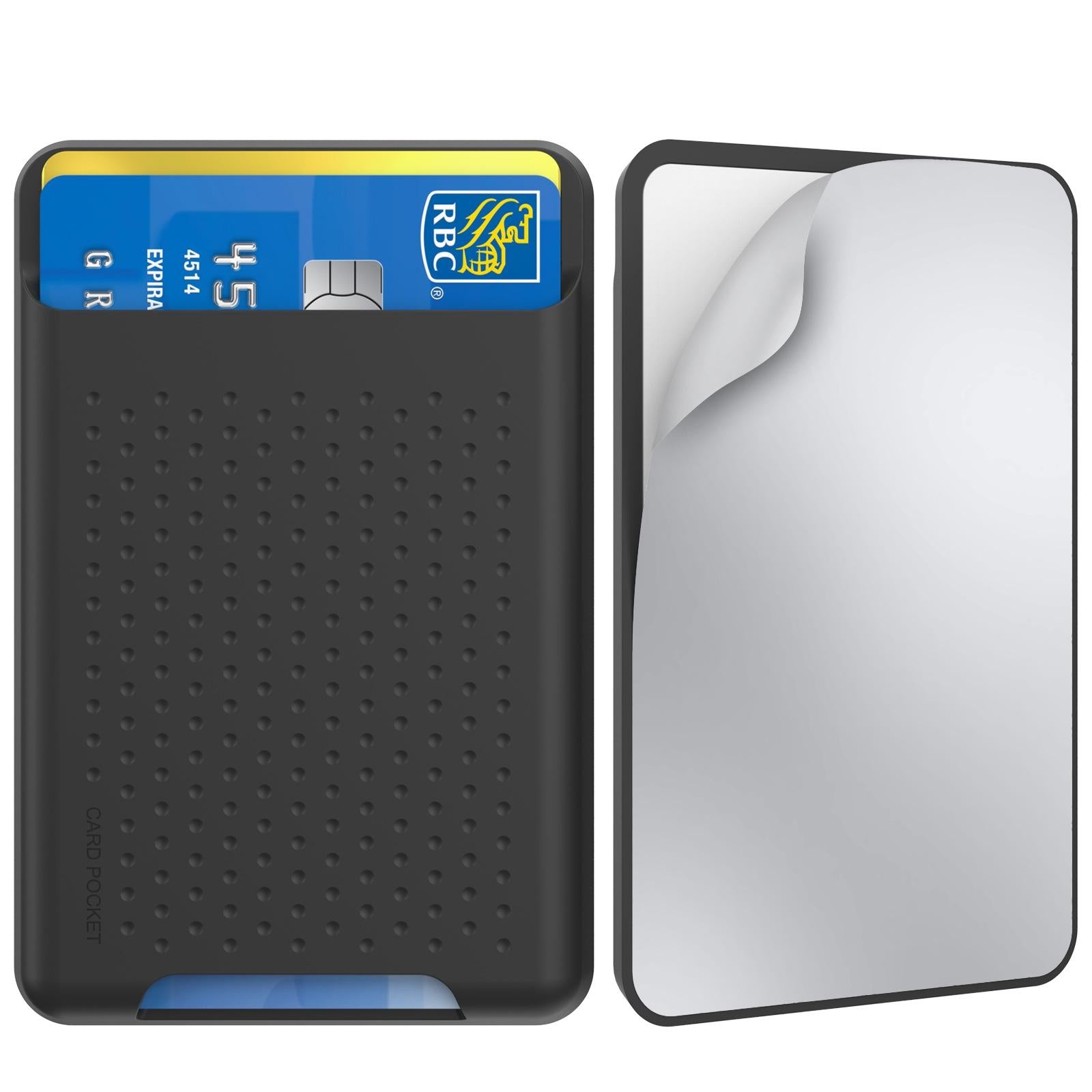 V562-C1019393060DBT-202503281930-01 Universal Adhesive Silicone Card Case For Mobile Phones - Pink - Image 2