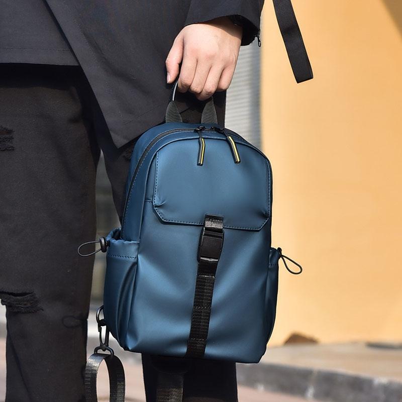 V562-C1022134060DBT-202505191535-10 2023 Large Capacity Waterproof Crossbody Chest Bag For Cycling & Sports - Blue - Image 11