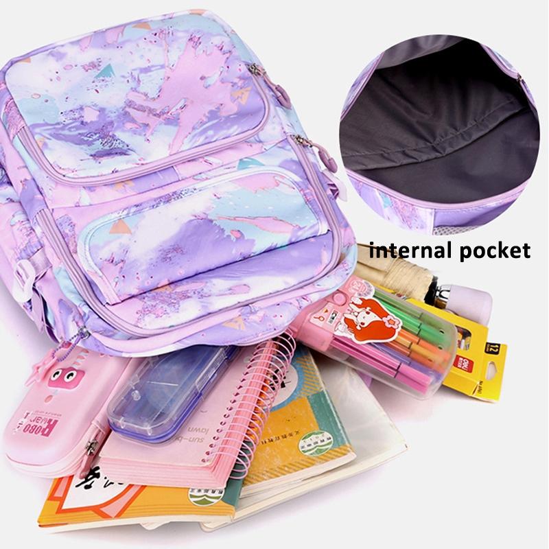 V562-C1026374060DBT-202503041821-05 Backpack Set with Lunch Bag & Pencil Case for Kids - Black - Image 6