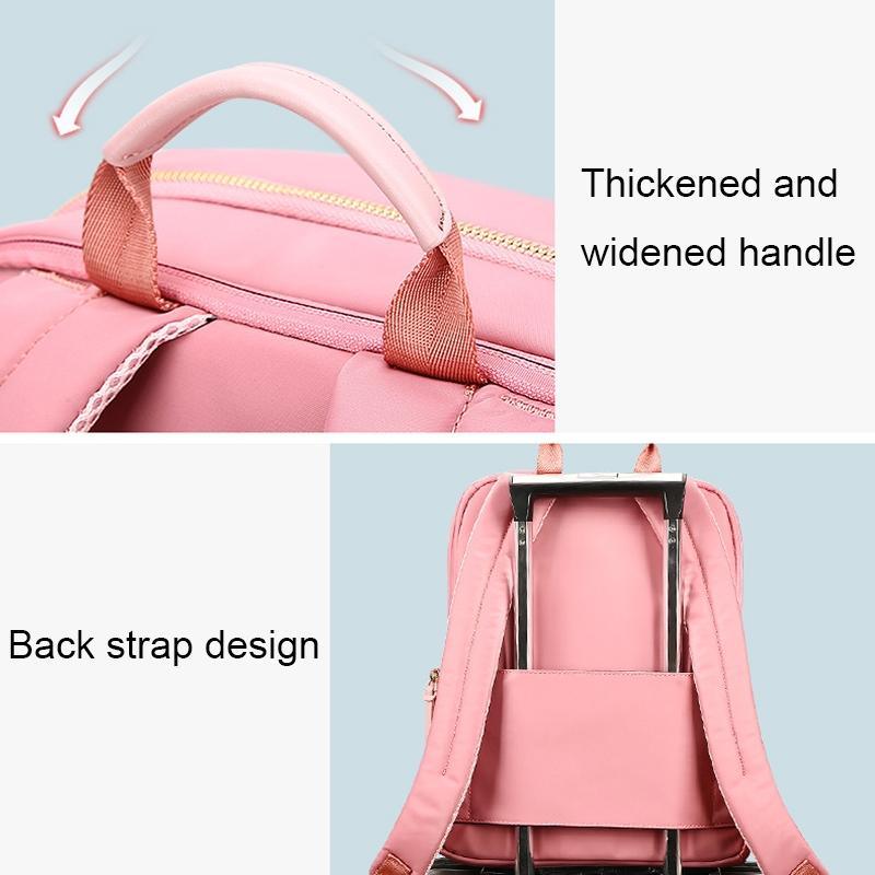 V562-C1027482060DBT-202502282226-06 Anti-theft Laptop Backpack - Durable & Versatile - Pink - Image 7