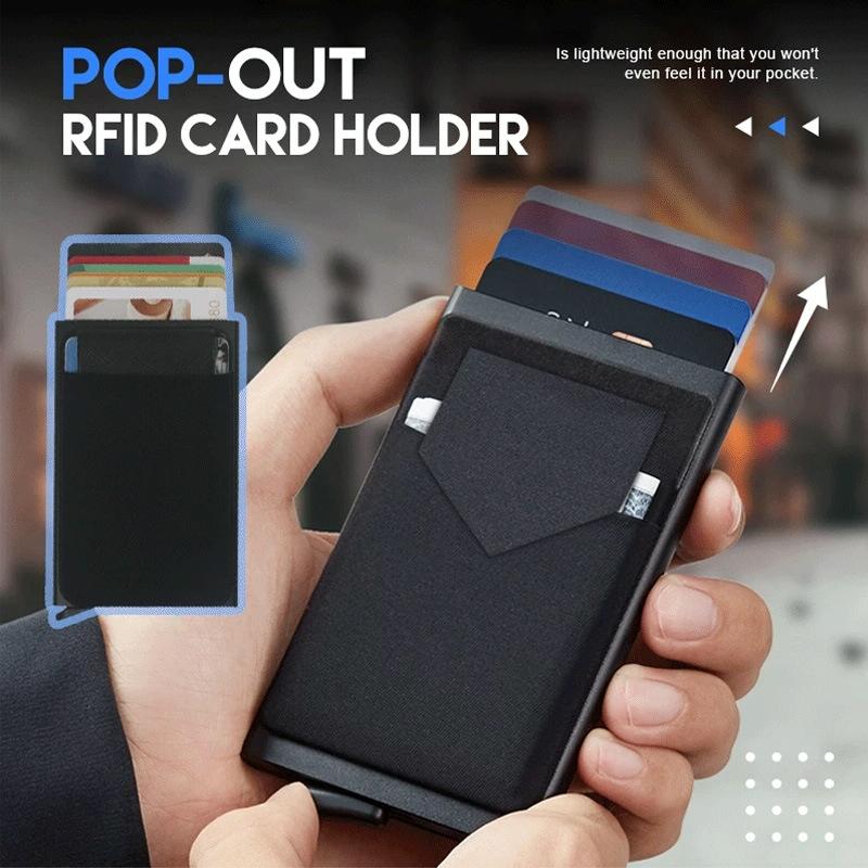 V562-C1028314060DBT-202503280312-07 Compact Metal Card Holder with Rfid Protection - Silver - Image 8