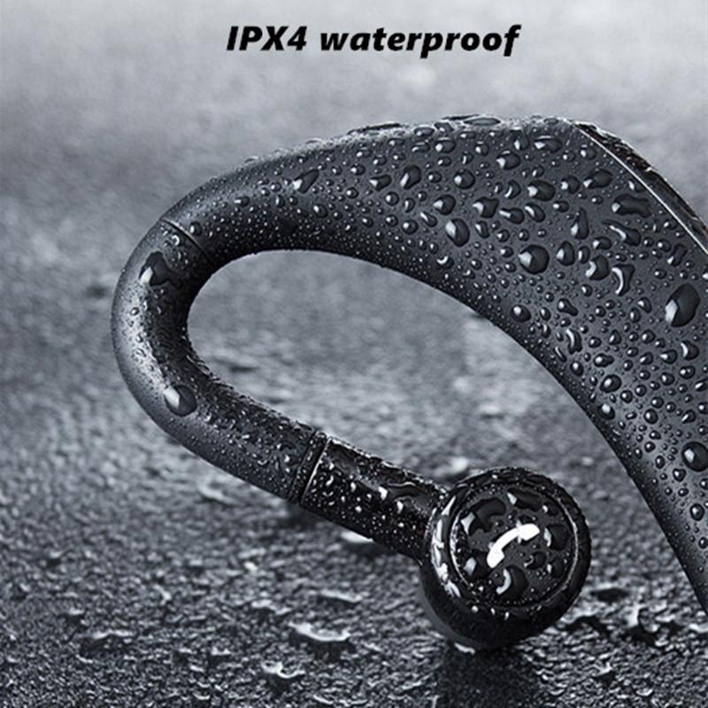 V562-C10307800AYS-202505222010-13 180 Degree Rotating Wireless Bluetooth Car Handsfree Earphones - Red - Image 14