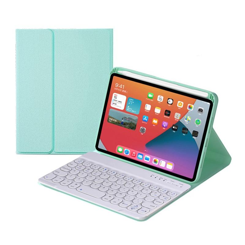 V562-C103190200ADE-202504292008-01 Detachable Bluetooth Keyboard Leather Case For Ipad Mini 6 With Holder - Pink - Image 2