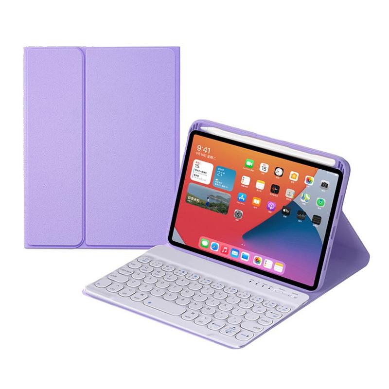 V562-C103190200ADE-202504292008-14 Detachable Bluetooth Keyboard Leather Case For Ipad Mini 6 With Holder - Pink - Image 15
