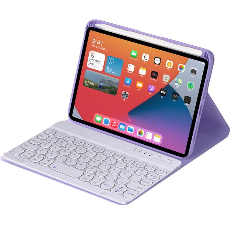 V562-C103190200ADE-202504292008-15 Detachable Bluetooth Keyboard Leather Case For Ipad Mini 6 With Holder - Pink - Image 16