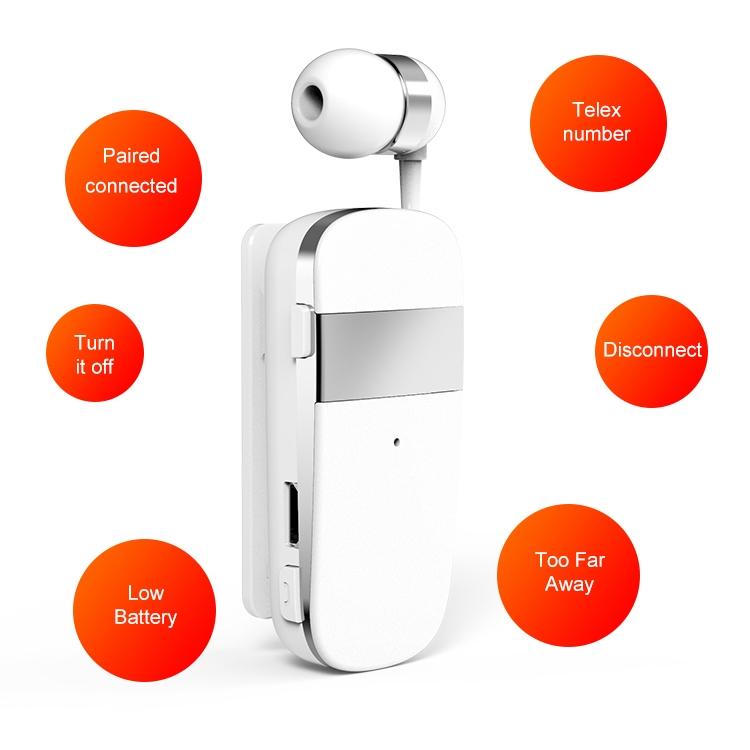 V562-C103245100AYS-202505261825-07 Wireless Bluetooth Earphone with Vibration Reminder for Phone - Gray - Image 8