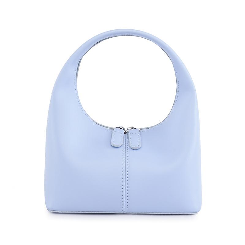 V562-C1032705060DBT-202505191515-00 Chic Leather Women Handbag Sleek Design - Light Blue - Image 1