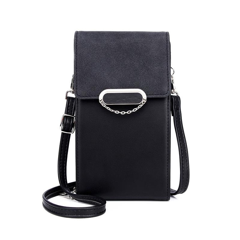 V562-C1035501060DBT-202505191645-00 Large Capacity Pu Leather Shoulder Bag For Women - Black - Image 1