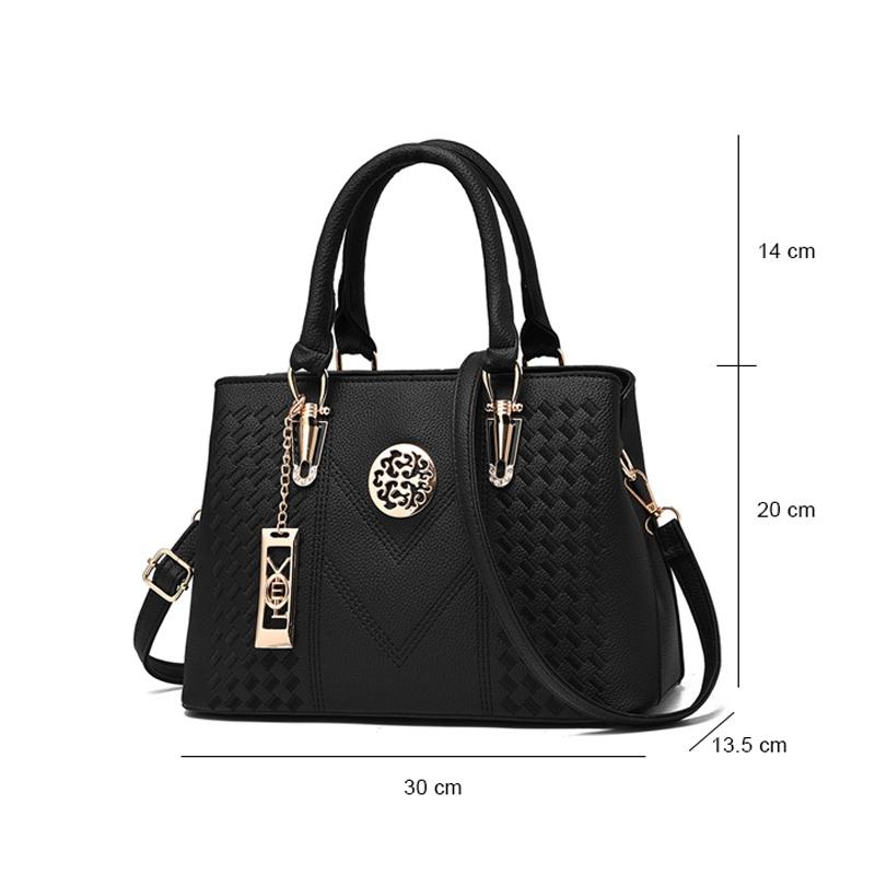 V562-C103690860DBT-226376-04 Women Leather Messenger Handbag - Stylish and Functional - Khaki - Image 5