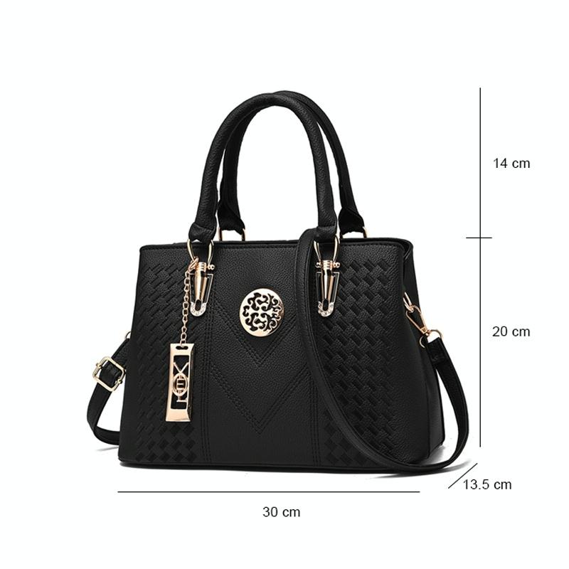 V562-C103690860DBT-226376-11 Women Leather Messenger Handbag - Stylish and Functional - Khaki - Image 12