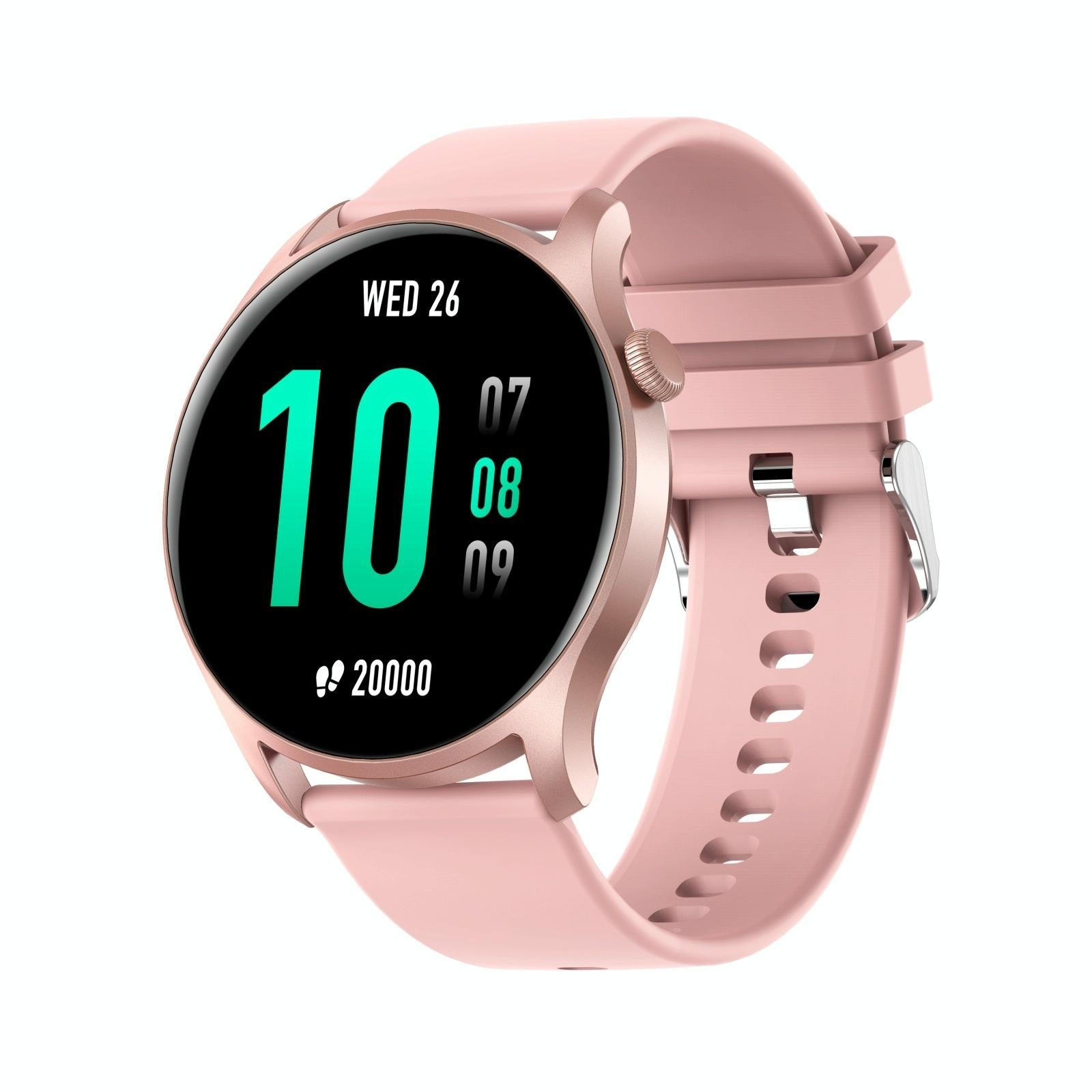 V562-C104041300ADE-202504252216-00 Smart Wristband With Sleep And Heart Monitoring - Pink - Image 1