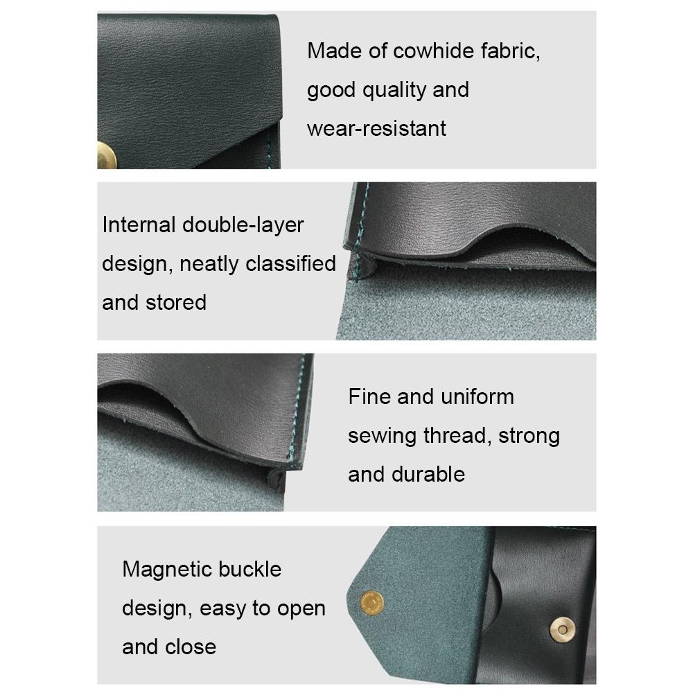 V562-C1041452060DBT-202503280207-04 Waterproof Leather Card Holder Durable & Stylish - Brown - Image 5