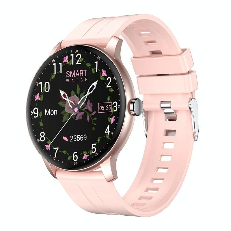 V562-C104296100AYS-202504171910-00 Waterproof Smart Watch With Colour Screen - Ip67 - Pink - Image 1