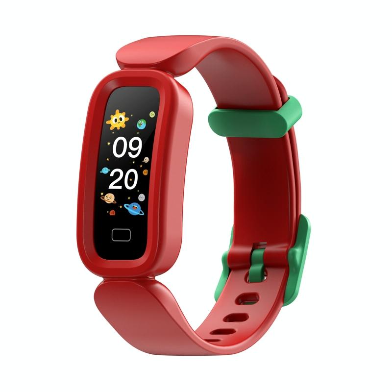 V562-C1043861060DBT-202504252212-00 Smart Fitness Bracelet With Bluetooth Sleep Tracking - Red - Image 1