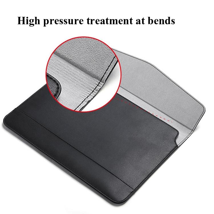 V562-C1048455750DBT-202504022020-05 Embossed Notebook Liner Bag with Magnetic Holster - 11-12 Inch Horizontal Design - Black - Image 6