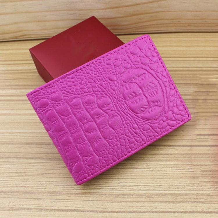 V562-C1055000950DBT-202503281932-03 Universal Crocodile Pattern Driver License Cover With Card Slot - White - Image 4