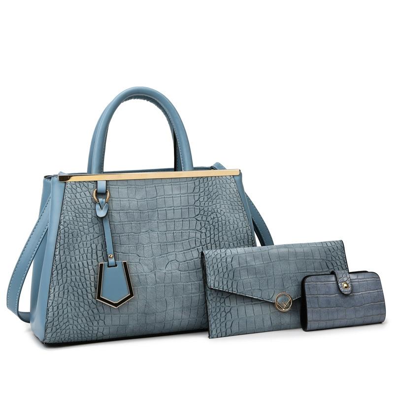 V562-C1055024060DBT-202503041340-01 Patchwork Stone Pattern Handbag - Shoulder / Crossbody - Khaki - Image 2