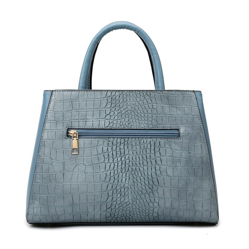 V562-C1055024060DBT-202503041340-04 Patchwork Stone Pattern Handbag - Shoulder / Crossbody - Khaki - Image 5