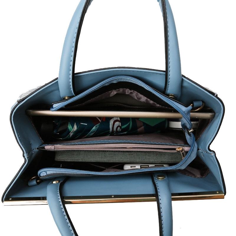 V562-C1055024060DBT-202503041340-05 Patchwork Stone Pattern Handbag - Shoulder / Crossbody - Khaki - Image 6