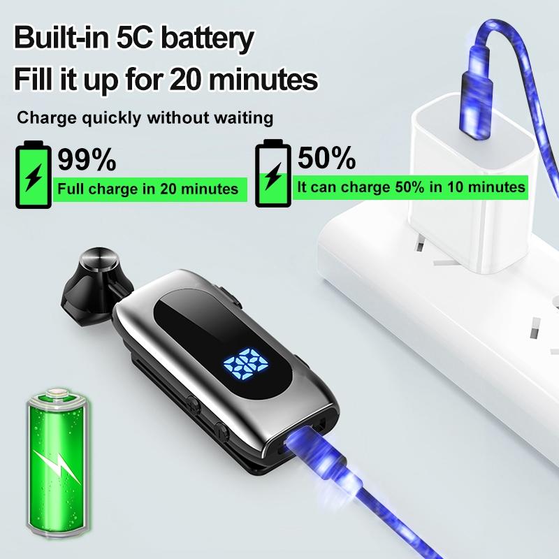 V562-C105775600ADE-202505222006-06 Wireless Bluetooth Earphone for Business - K55 - Silver - Image 7