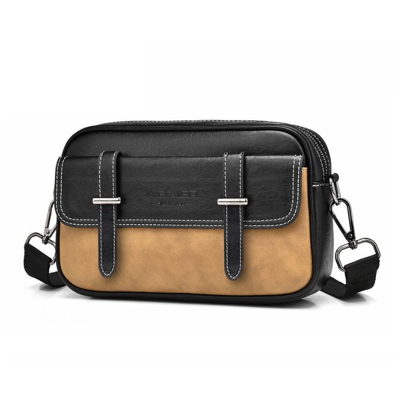 V562-C1070115060DBT-202503041931-10 Waterproof Shoulder Crossbody Bag For Men Wear Resistant Design - Khaki - Image 11