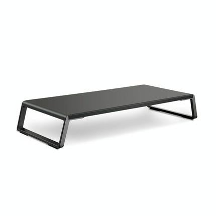 V562-C107193940DBT-202504021830-01 Metal Feet Monitor Stand for Imac Macbook Lcd Printer - Black - Image 2