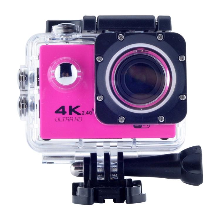 V562-C107346650DBT-202502241252-00 Waterproof 4k Action Camera for Cycling and Diving - Pink - Image 1