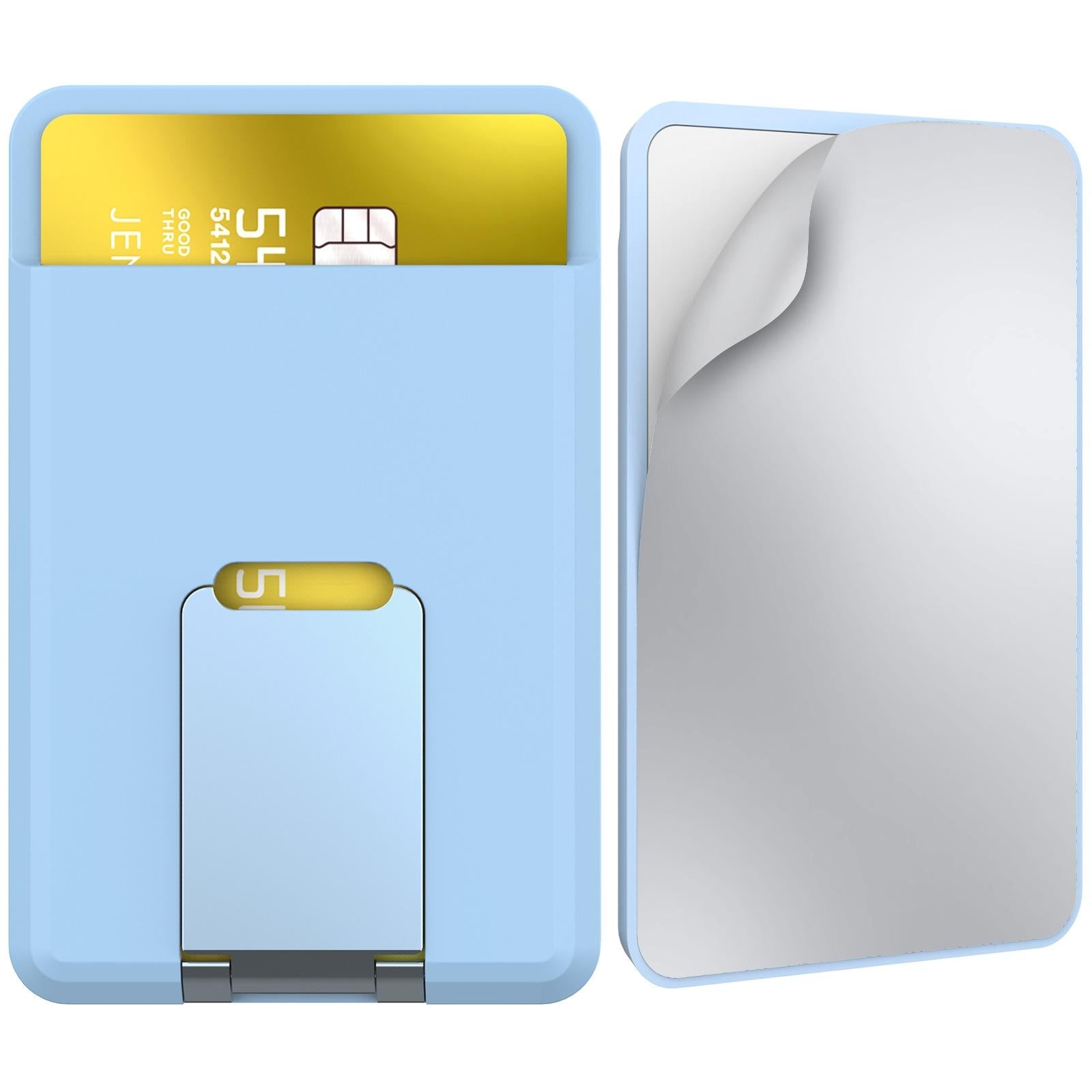 V562-C1073853060DBT-202503280212-02 Universal Mobile Phone Card Holder Organizer Bag - Light Blue - Image 3