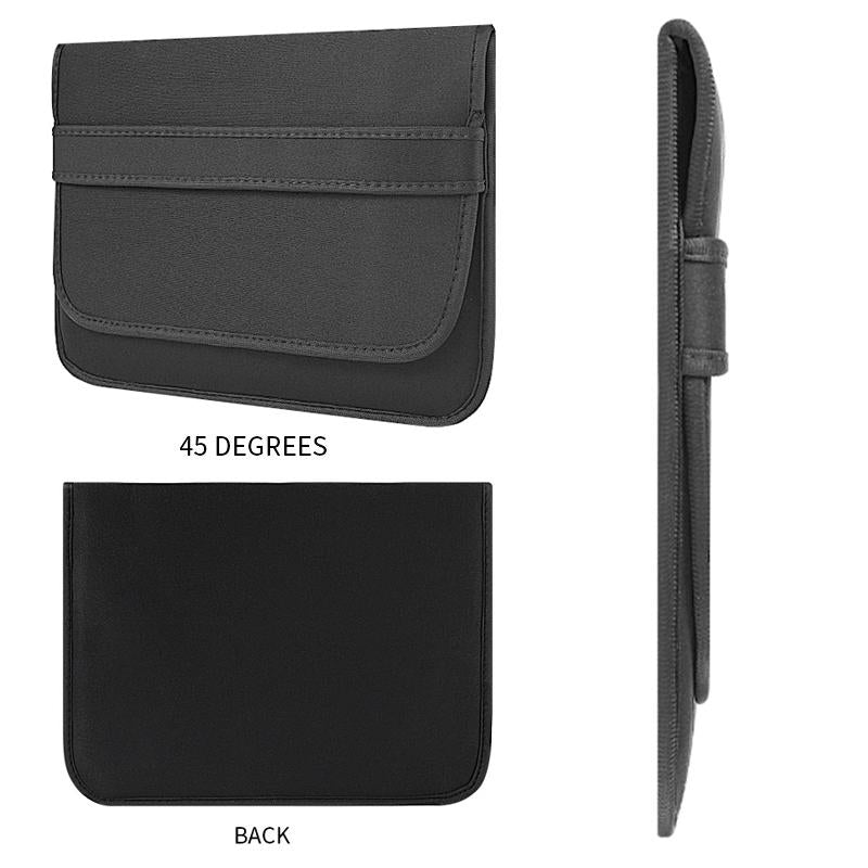 V562-C1078923060DBT-202502282135-03 Horizontal Flap Clutch Bag with Neoprene Laptop Lining - Purple - 12 Inch - Image 4
