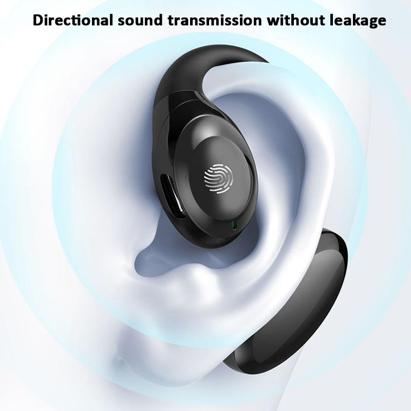 V562-C1087824060DBT-202505222017-05 Waterproof Touch Control Wireless Earphones with Ear-hook for Sports - White - Image 6
