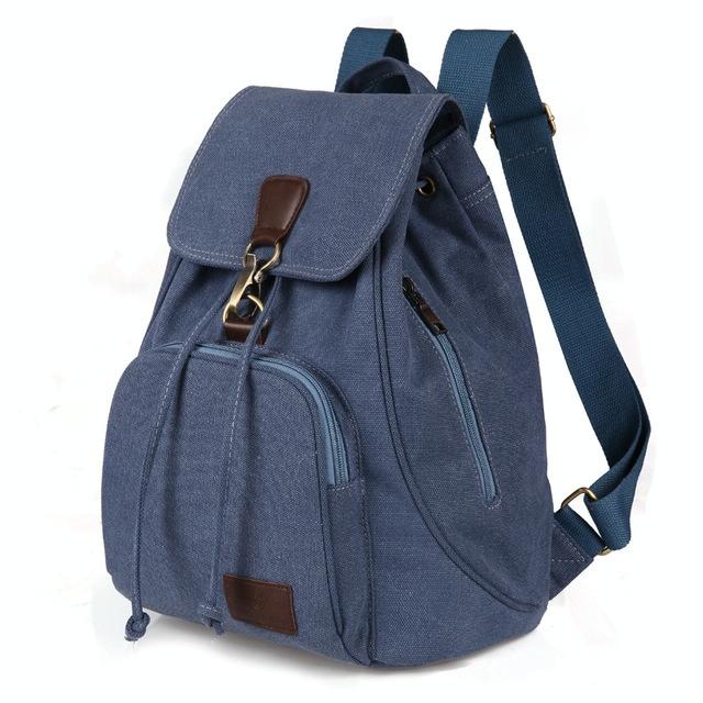 V562-D100543940DBT-202502282215-15 Women Canvas Laptop Backpack - Compact and Stylish - Khaki - Image 16