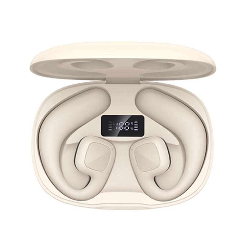 V562-D101568500ADE-202502241515-01 Wireless Tws Bluetooth Earbuds with Air Conduction Technology - Khaki - Image 2