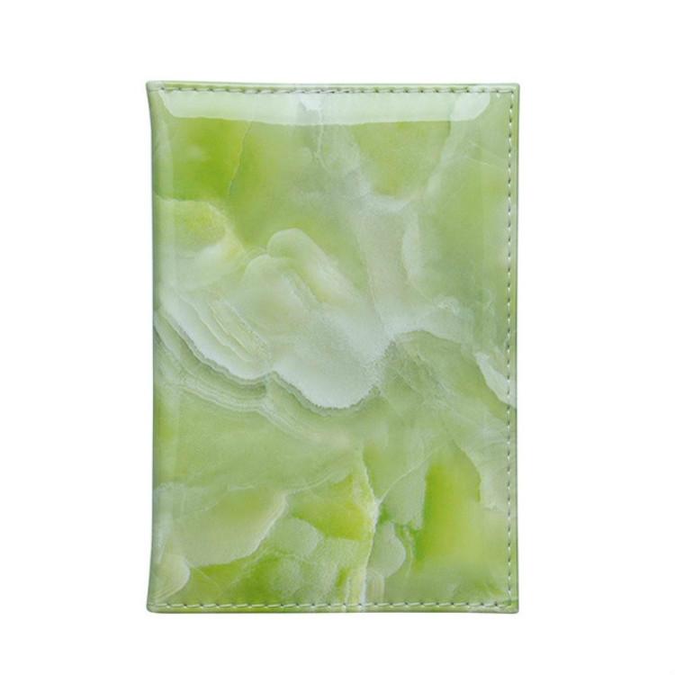 V562-D1019252240DBT-202503281953-01 Waterproof Marble Passport & Ticket Holder Colorful Design - Rice White - Image 2